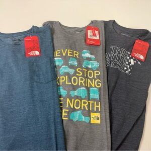 The North Face Slim Fit T-Shirt Bundle of 3 NWT Never Stop Exploring Tees XXL